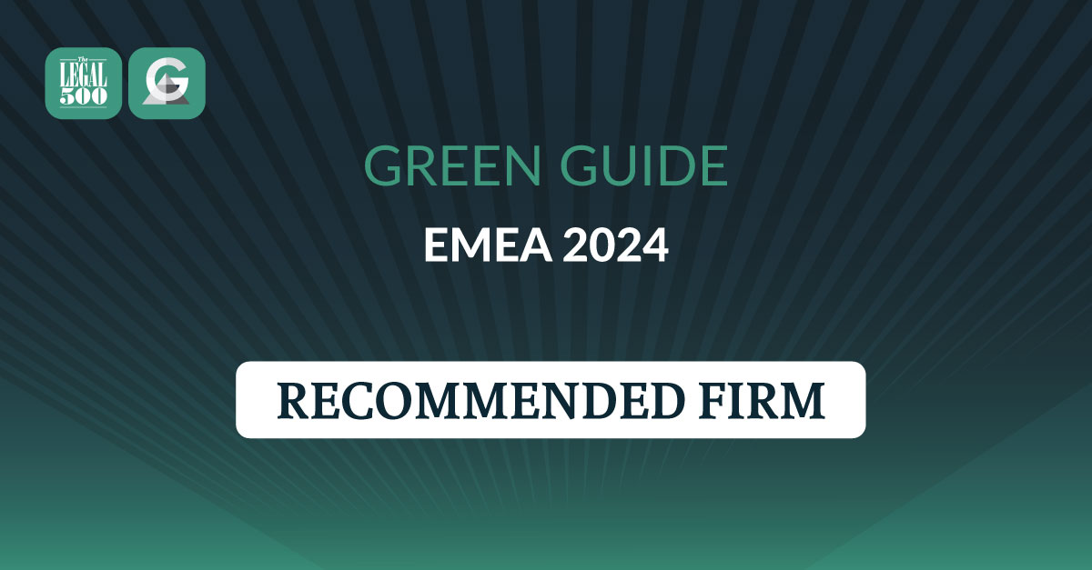 Emeriane_Law's tweet photo. [CLASSEMENT] 🏆 Emeriane Avocats fait son entrée dans le Green Guide 2024 du Legal 500 en tant que Recommended Firm✨
 
Une belle reconnaissance pour notre équipe qui place l’#impact au cœur de sa pratique au quotidien ! 💥
 
#ESS #BCorp #Ecovadis #CSRD #Ecodesign #Agec https://t.co/QbIN6YGLcx