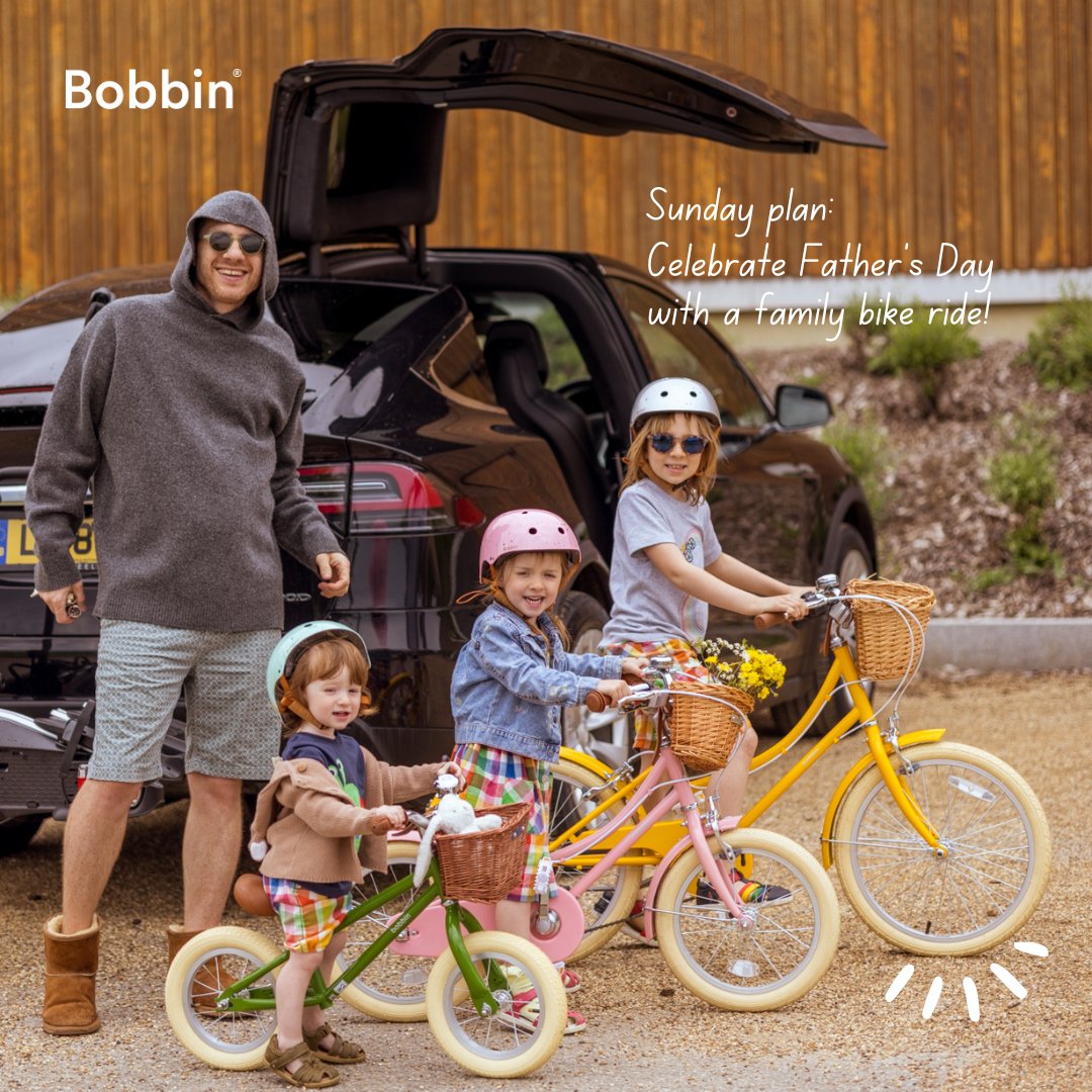 bobbinbicycles's tweet photo. This Father’s Day, Bobbin honors all dads as our #BikeHero!
Let’s give them a moment in the spotlight this #BikeWeekUK 🫡 Happy Father’s Day! 🌟
https://t.co/y9STij9Mjy https://t.co/gqSFO1ZIDB