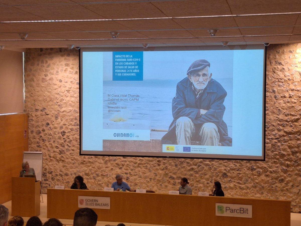 Investenisciii's tweet photo. 🔝Clara Vidal @mcvidalth, investigadora del Proyecto CUIDAMOS+75, ha presentado los datos de Baleares en la IX Jornada d’Investigació d’Atenció Primària de Mallorca 14 de juny de 2024, organizada por el IdISBa y la Gerència d'Atenció Primària de Mallorca ¡Bravo! 👏
#cuidamosmas75 https://t.co/QheRlapUFw