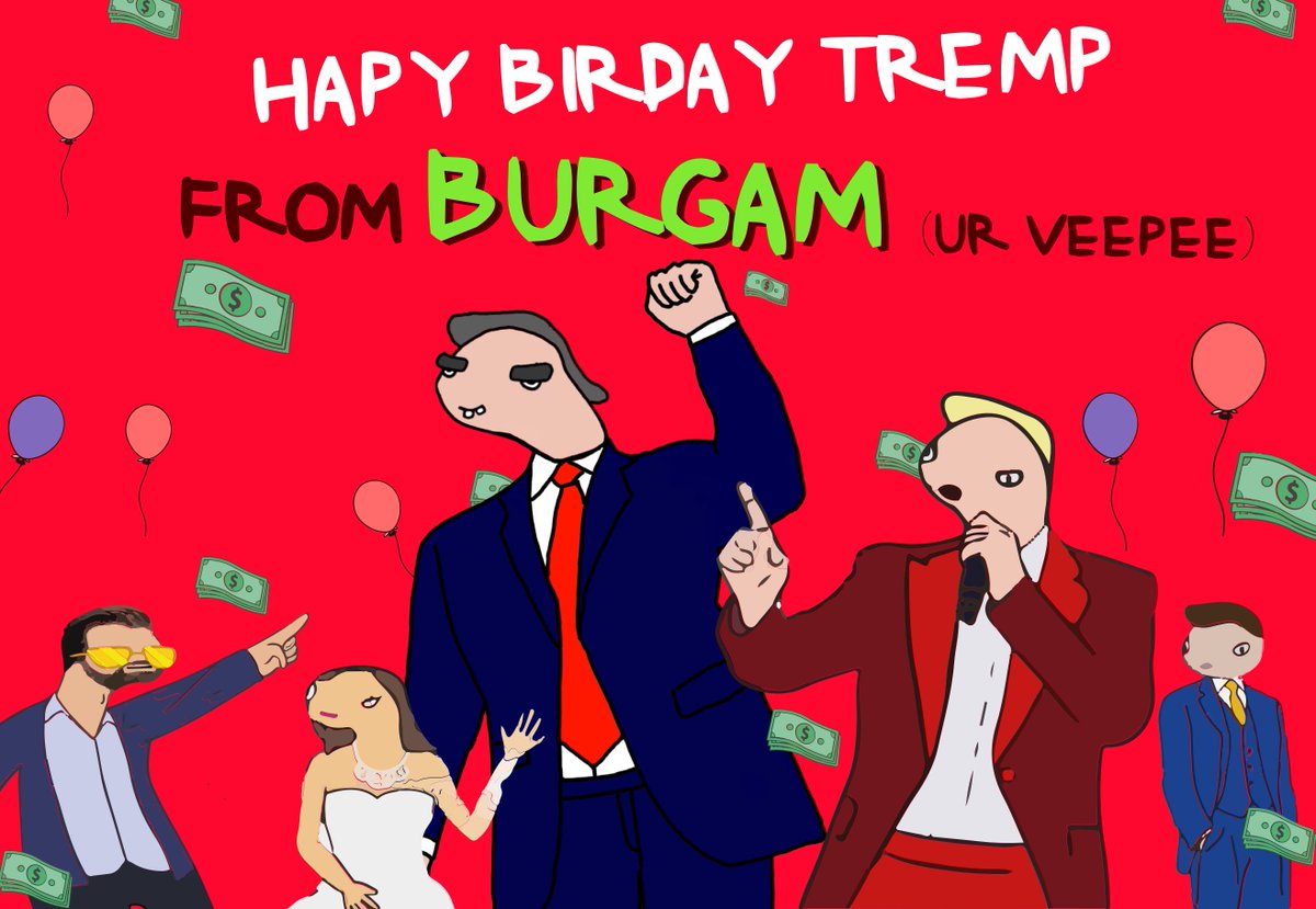 DugBurgam's tweet photo. @dolandtremp_sol Ur welcum @dolandtremp_sol x

$BURGAM will be ur VeePee 4eva 

#MAGA #TREMP #POLITIFI #BURGAM https://t.co/iJ8XpBtLwe