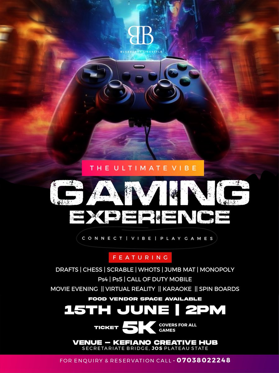 Get ready for the ultimate gaming experience! 🤩

From classic board games to cutting-edge virtual adventures, karaoke jams, and unbeatable networking opportunities, this event has it all. ✨

Don't miss out on all the fun, laughter, and connection!
