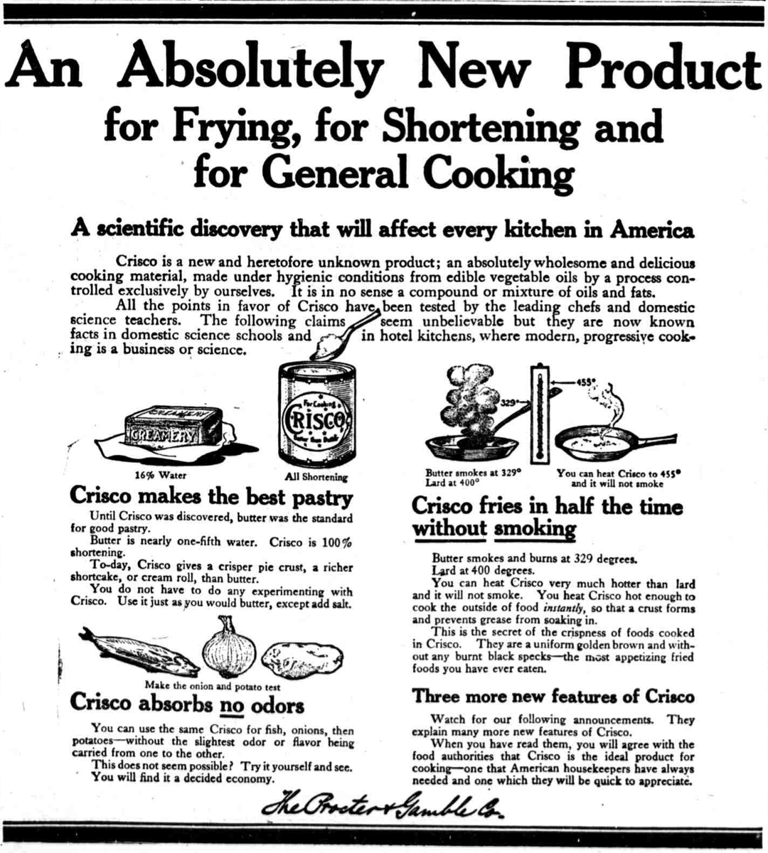 The cooking oil you use today was an engine lubricant 100 years ago. A ...