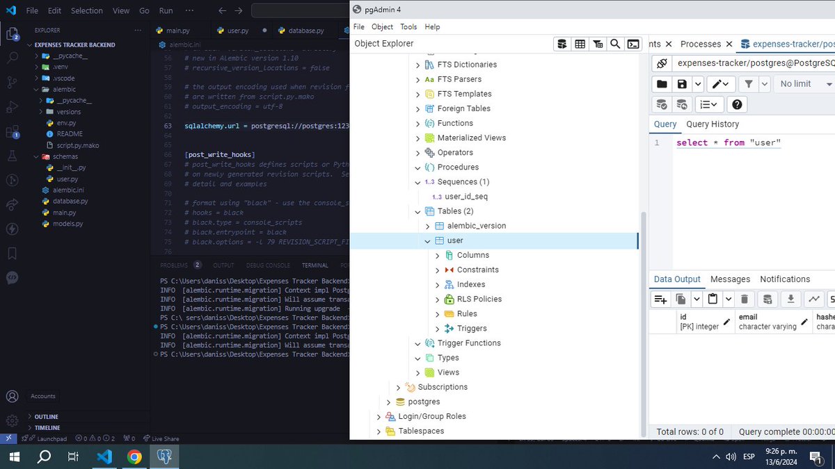 CodingWithFran's tweet image. Day #6 #100daysofcode

It was a good day practicing FastAPI for a college project!

Learned how to create basic routes, use query parameters and how to connect to a PostgreSQL database.

I&apos;m still getting used to the Python syntax but it&apos;s simple so far.