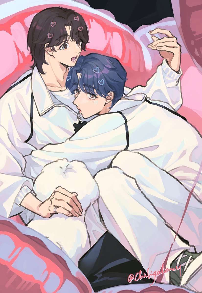 🐶🐶
#쿱정 #seventeenfanart #coupshan #cheolhan #jeongcheol #쿱한 #세븐틴 #クパン