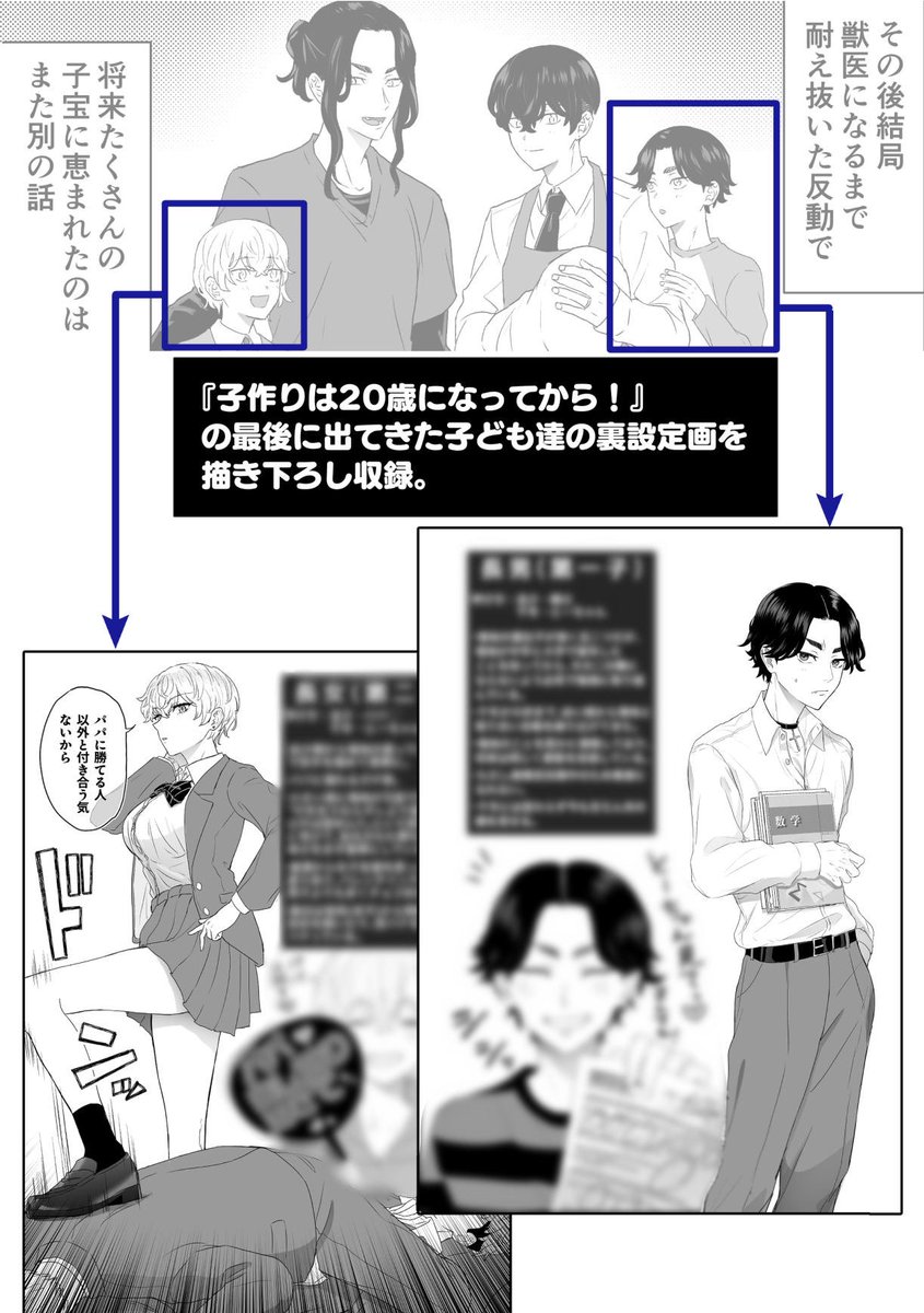 6/30新刊サンプル(2/3)
本文描き下ろしは、再録にあたり気になった箇所と収録作品の関連イラストがメインです 