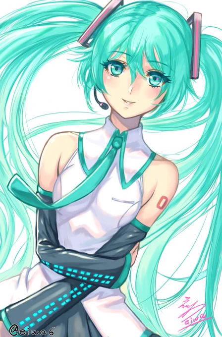 初音ミクさん(再掲) 
