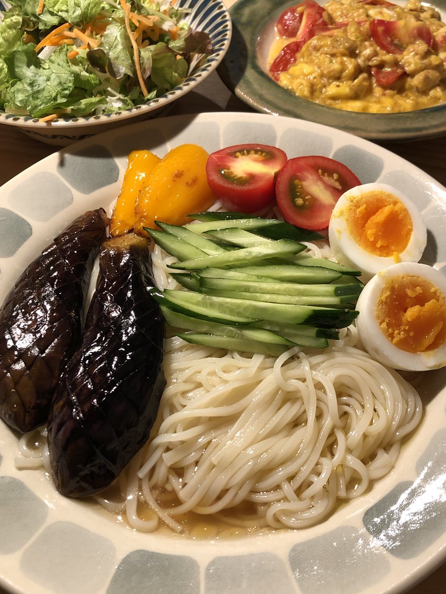 SW_Chief's tweet photo. 今夜はそうめんを作りました
ひとり暮らしでそうめん茹でたの初めてかも https://t.co/VOd3dzqd14
