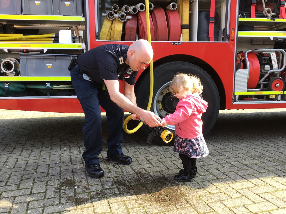 Little Owls enjoyed a visit from our local firefighters at the Wisbech Station. The children had a look at the fire engine and had a chance to wear some of the uniform and spray the hose! <a href="/ElliotSchools/">Elliot Foundation</a>
