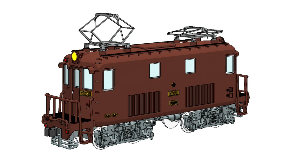 cometmokei's tweet image. 東武ED610形の箱絵です。 #boxart #Nゲージ #ガレージキット