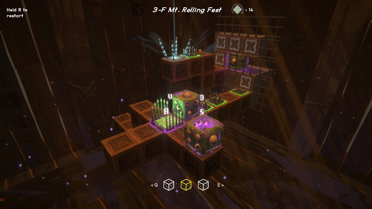 CoreCraftGames's tweet image. Show me the progressive development of your game in four pictures. Heres Frankendice.