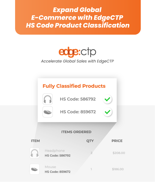 Boost your ecommerece global trade with EdgeCTP! Automate HS code classification, reduce clearance times by 90% &amp; increase supply chain efficiency. Covering 90+ countries, our platform has got you covered! Try EdgeCTP for free #EdgeCTP #GlobalTrade #Ecommerce #InternationalTrade