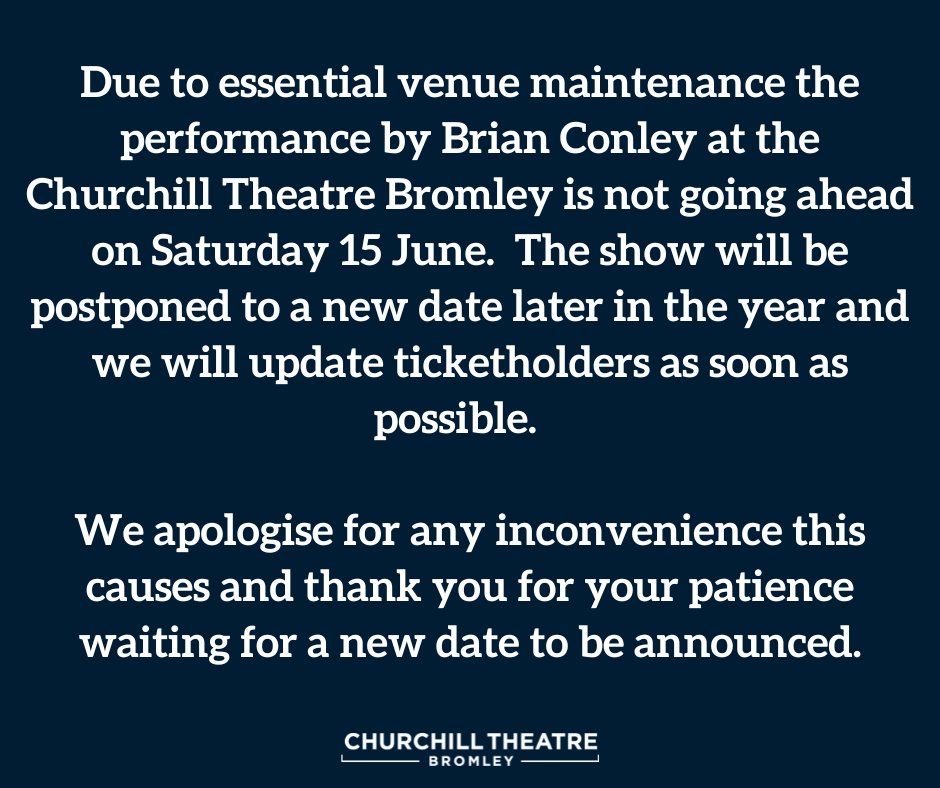 Churchill Theatre Bromley tweet media