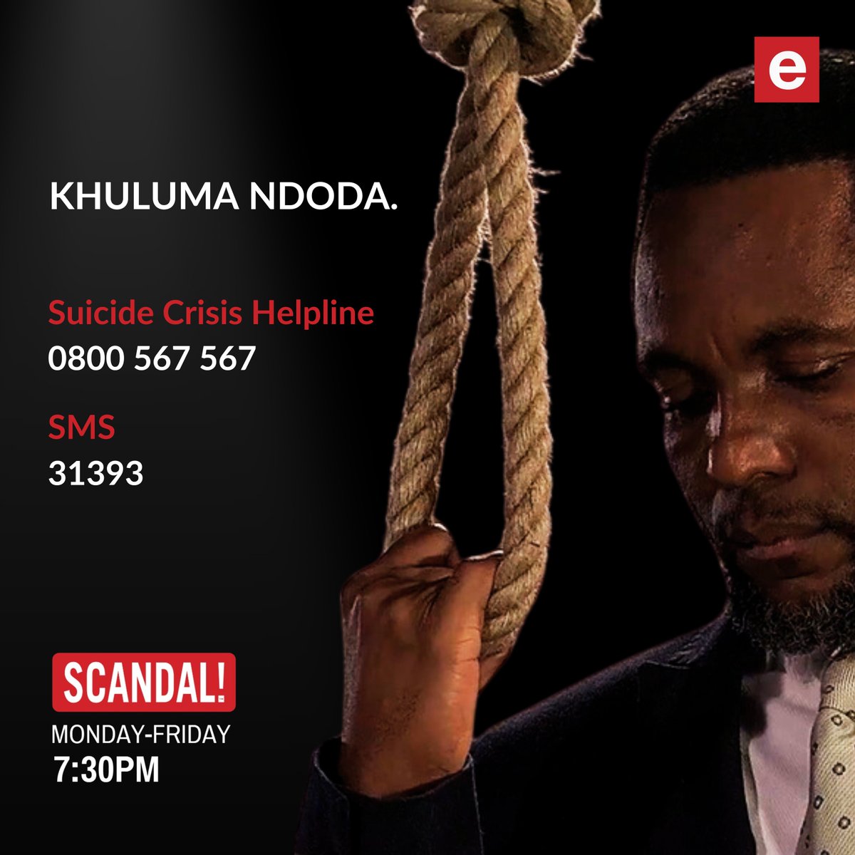 etvTheFourOfUs's tweet photo. Jojo has been going through the most for the past few months and he's had no one to talk to. With June being #MensMentalHealthMonth, we at #etvScandal want to say, ungafeli ngaphakathi. Talking is the first step. It's okay to seek help, it's okay to reach out. https://t.co/KtZ0yNmn2U