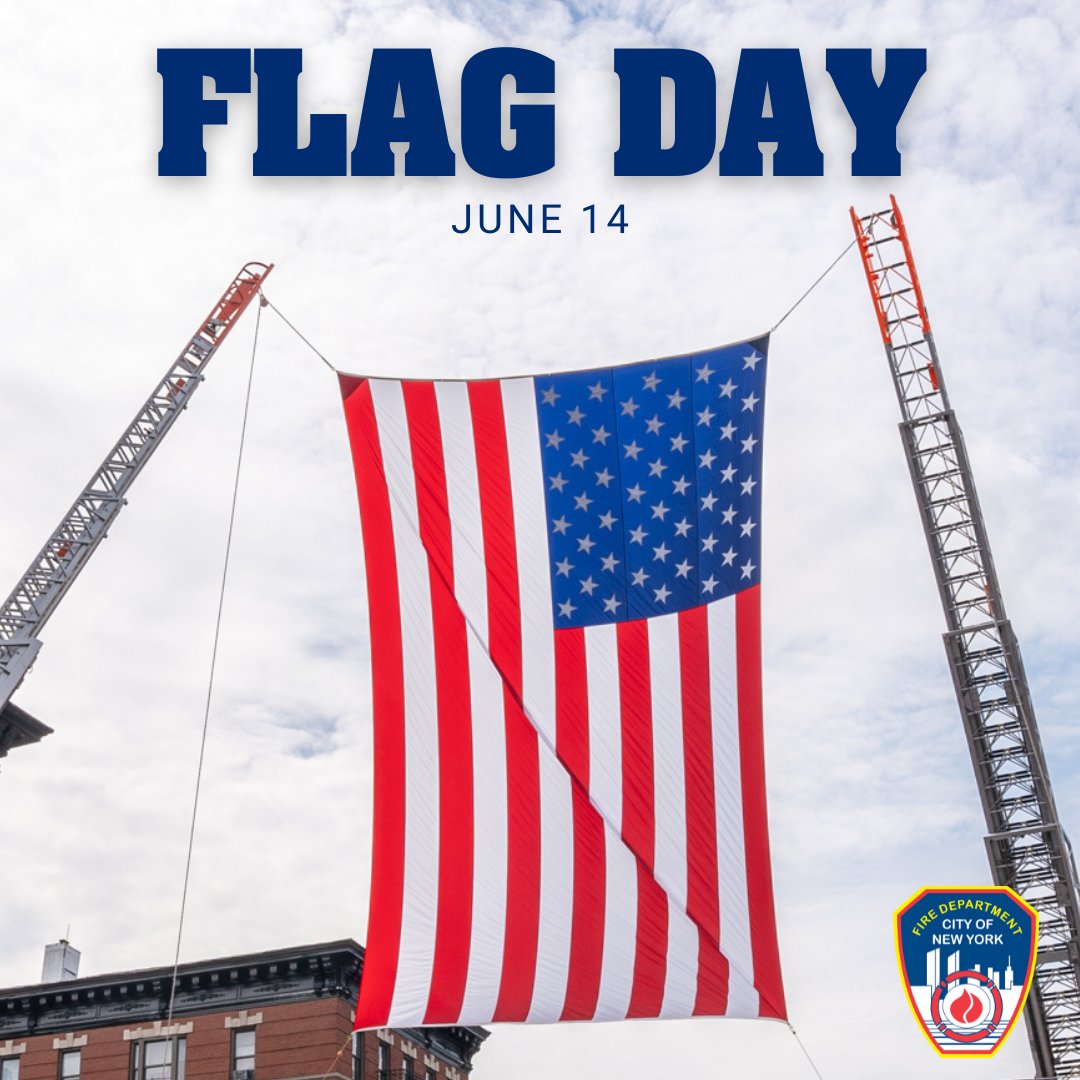FDNY (@fdny) on Twitter photo 🇺🇸 Happy #FlagDay from the FDNY! 🇺🇸 Today, we celebrate the Stars and Stripes! 🇺🇸 Happy #FlagDay from the FDNY! 🇺🇸 Today, we celebrate the Stars and Stripes!