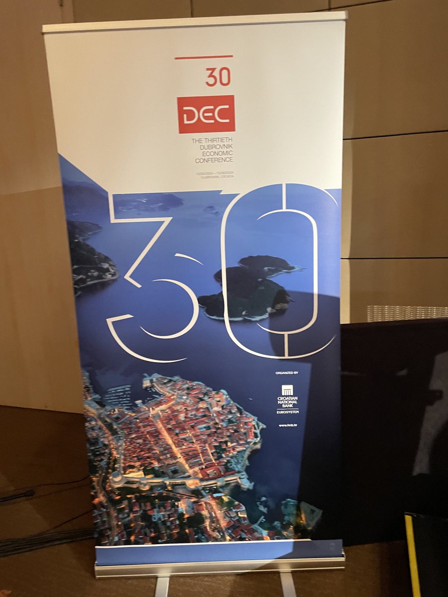 Great to be back in Dubrovnik for 30th DEC organised by Croatian National Bank! Amazing location, great people and important conversations!