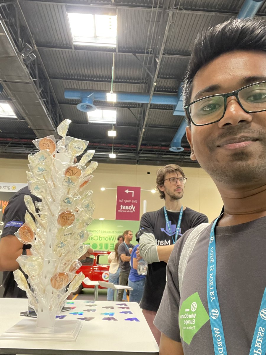 Loved the land of lollypop at <a href="/rankmathseo/">Rank Math SEO</a> booth 😂

I’ve had a long journey with Rank Math, being a writer. So wouldn’t mind an airpod from them haha.

#winonline #wceu