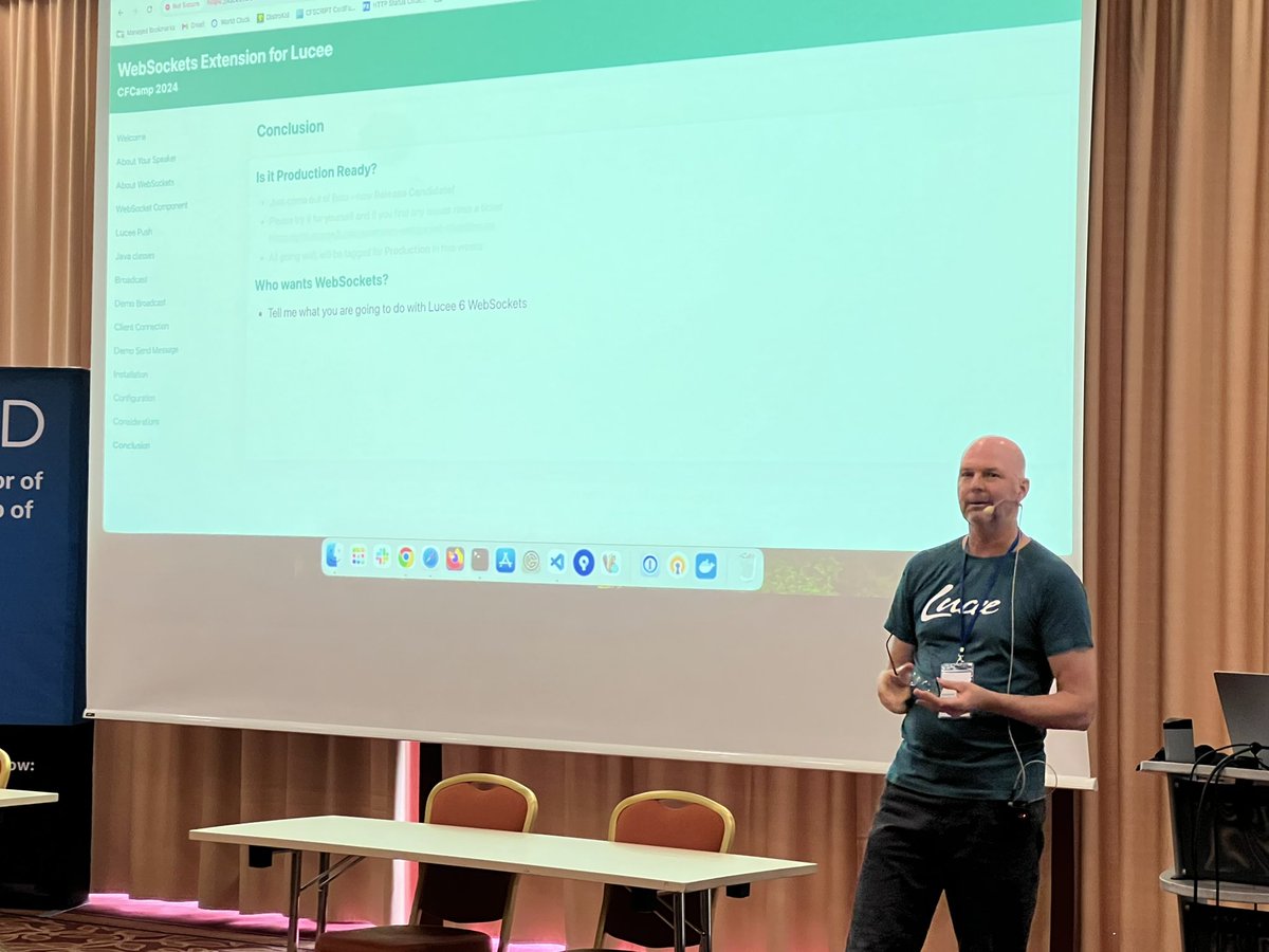 cf_camp's tweet image. Getting started with #Lucee 6 WebSockets
#CFML #CFCamp2024