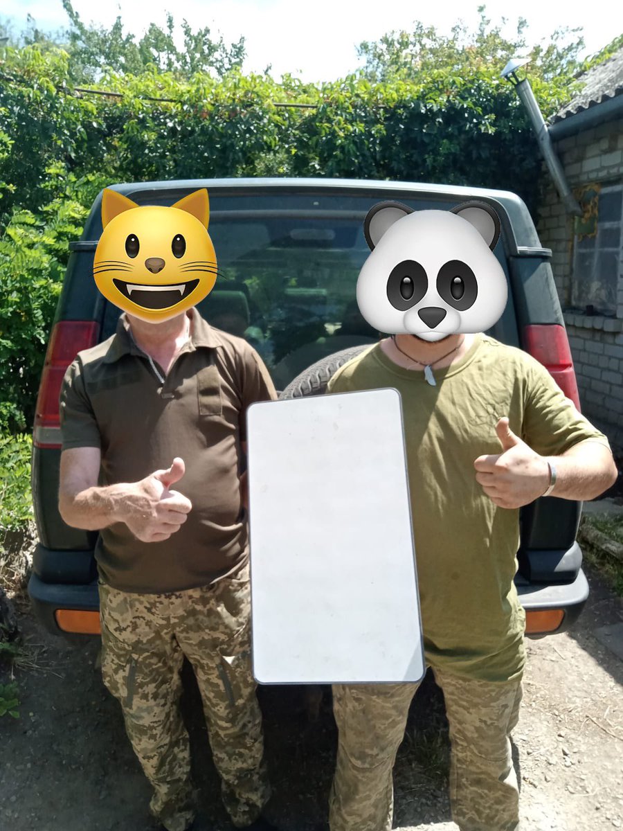 🇺🇦🫡
2 мінометна батарея висловлює щиру вдячність та сердечну подяку <a href="/FreelFreel/">Freel Фріл</a>, <a href="/kovi_world/">⏺leksandr</a>, <a href="/1nspirare/">Inspirare</a> за наданий Starlink. 
З повагою 
2МБ