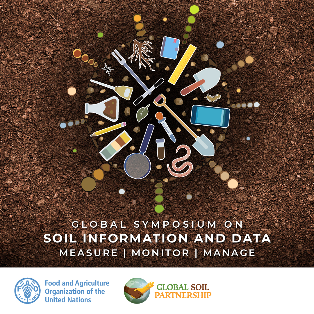 FAOKnowledge's tweet photo. 🔴Register now for the Global Symposium on Soil Information &amp; Data, Nanjing, China.

We will explore the role of soil data &amp; information in addressing food security, climate change &amp; sustainable soil management.

🖥️Register https://t.co/JtvCwtqBaj

#SoilData #SoilHealth #GSID2024 https://t.co/WGy7qCZ2VZ