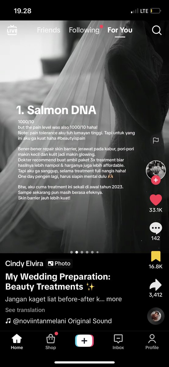 dibadiboding's tweet photo. ngeliat vt ini bnr” makin pgn nikah disaat udh banyak uang aamiin biar sblm nikah udh bisa treatment dll &amp; nikah dengan hasil yang sangat memuaskan buat ak n calon suami nnti wkwk, jd makin pgn bgt merawat diri dr yg kecil” dulu krn kayanya puas bgt nikah dgn hasil yg maksimal?! https://t.co/9QqQBQnHjm