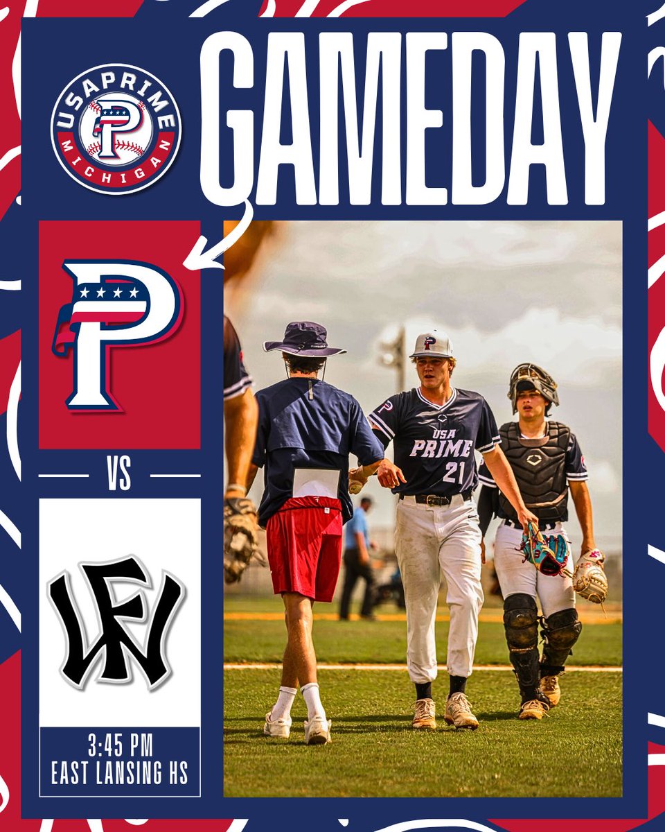 𝐆𝐀𝐌𝐄𝐃𝐀𝐘 

🆚 Berryhill &amp; WOW Factor
📍 East Lansing, MI
🏟️ East Lansing High School
⏰ 1:45 &amp; 3:45 PM EST
📺 shorturl.at/T0tTE

#PrimeOnTop