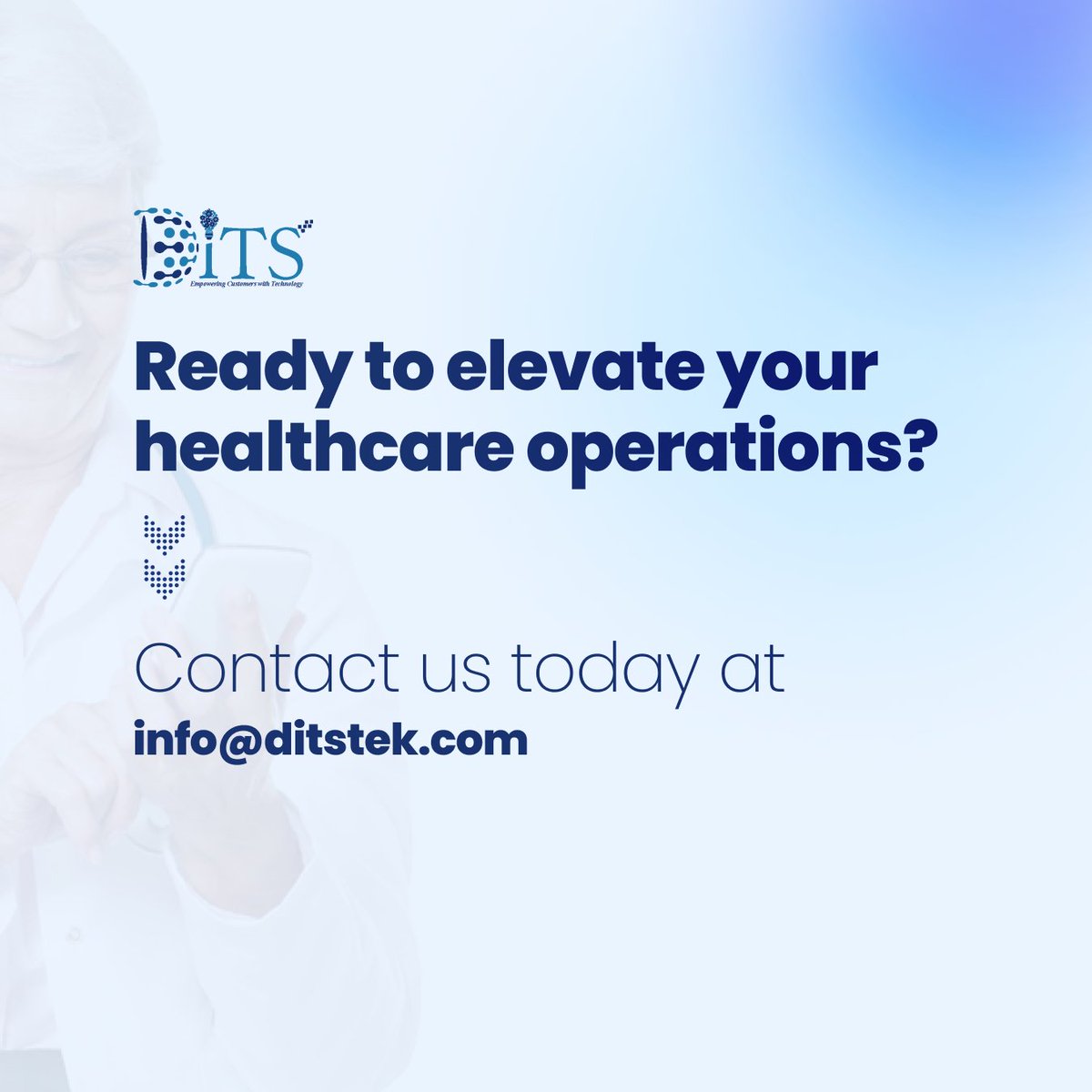 DitsTek's tweet photo. Custom healthcare #softwaredevelopment can harness these benefits, but choosing the right firm is crucial. At #DITS, we have the experience, integration capabilities, and security measures to transform your operations. Contact us today at info@ditstek.com
#healthcareIT #Ditstek https://t.co/2b1oeG7kMb