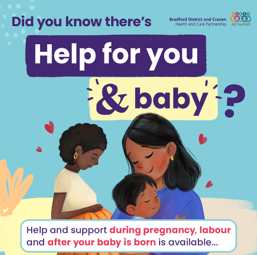 Did you know there's help for you and baby? 

Visit helpforyouandbaby.org for local advice and support during pregnancy, labour and after your baby is born. #HelpForYouAndBaby