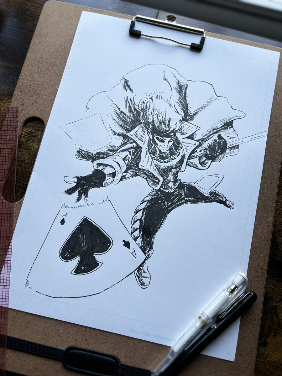 Gambit shows his hand. ♦️♣️♥️