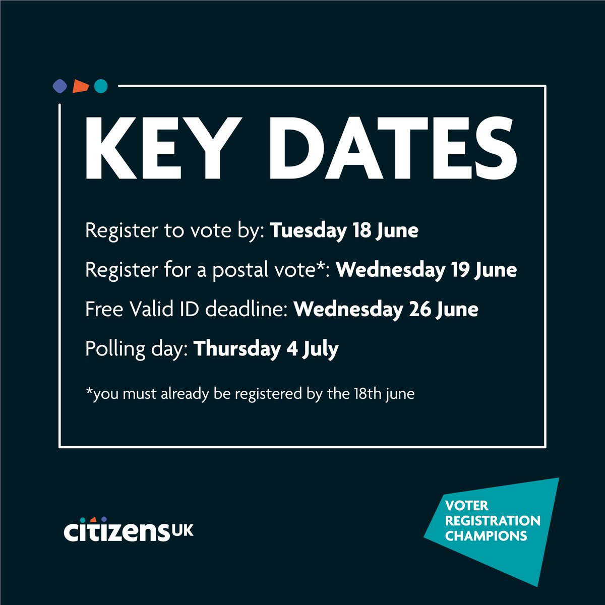 It's #VoterRegistrationWeek!  Over the past few months, our students have participated in a number of assemblies about the importance of democracy and a demonstration on how to vote. Don't miss your chance. Register to vote before the deadline at midnight on Tuesday, June 18th