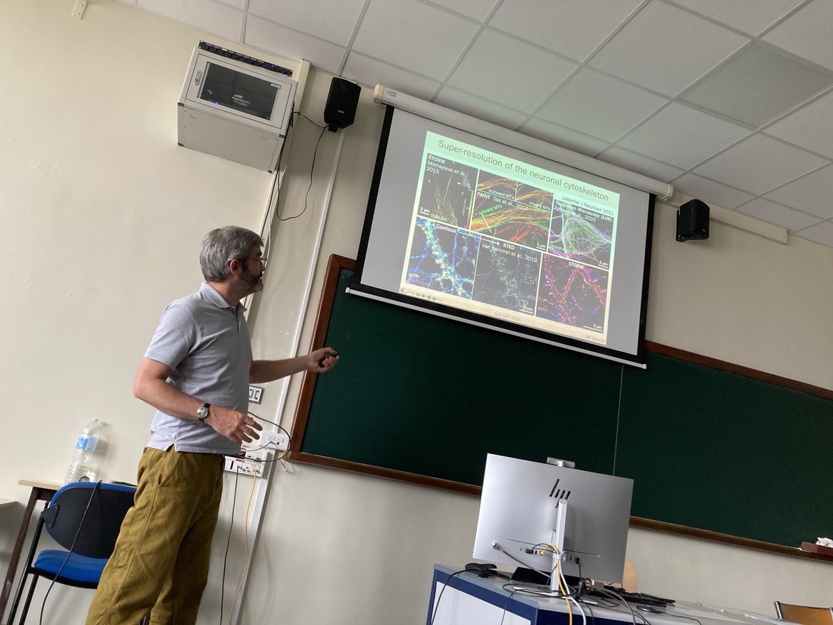 Francois Devred (@francois_devred) on Twitter photo A little ironic to watch super resolution microscopy images on such a (super) small screen, yet great science by <a href="/christlet/">Christophe Leterrier</a> <a href="/inp_marseille/">INP Marseille</a>
@univamu <a href="/aphm_actu/">AP-HM - Hôpitaux Universitaires de Marseille</a> <a href="/CNRSbiologie/">CNRS Biologie</a> <a href="/CNRS_dr12/">CNRS Provence et Corse</a> <a href="/NikonFR/">Nikon France</a> <a href="/NeuroSchool_mrs/">NeuroMarseille - NeuroSchool</a> A little ironic to watch super resolution microscopy images on such a (super) small screen, yet great science by <a href="/christlet/">Christophe Leterrier</a> <a href="/inp_marseille/">INP Marseille</a>
@univamu <a href="/aphm_actu/">AP-HM - Hôpitaux Universitaires de Marseille</a> <a href="/CNRSbiologie/">CNRS Biologie</a> <a href="/CNRS_dr12/">CNRS Provence et Corse</a> <a href="/NikonFR/">Nikon France</a> <a href="/NeuroSchool_mrs/">NeuroMarseille - NeuroSchool</a>