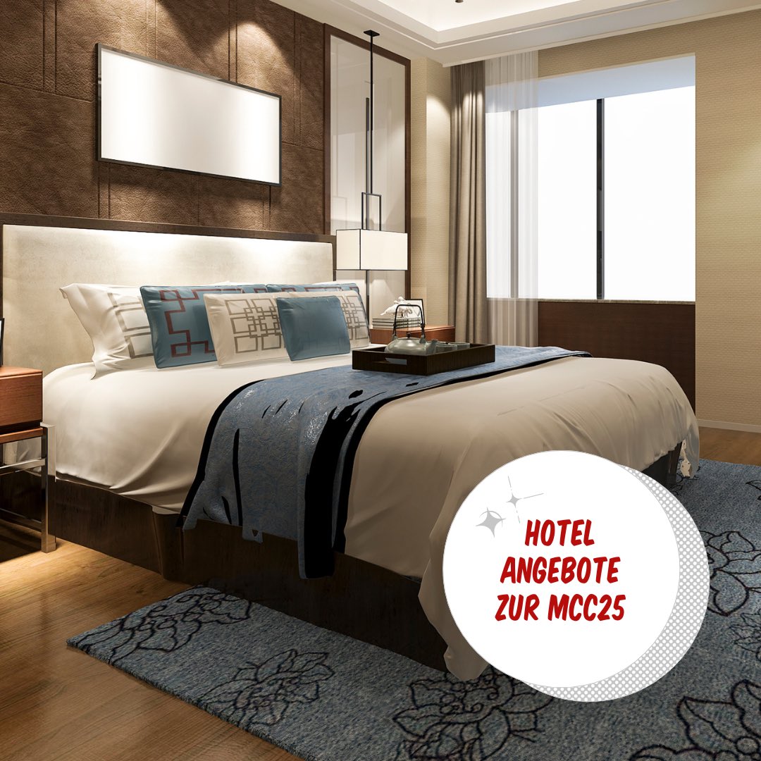 Manga-Comic-Con (@mangacomiccon) on Twitter photo Ihr plant schon eure Reise zur #MCC25? Dann nutzt die Angebote in unserem Hotelportal! Die <a href="/leipzigermesse/">Leipziger Messe</a> kooperiert mit vielen Hotels in der Stadt, sodass ihr während der Buchmesse zu fairen Preisen in Leipzig übernachten könnt.
manga-comic-con.de/hotel Ihr plant schon eure Reise zur #MCC25? Dann nutzt die Angebote in unserem Hotelportal! Die <a href="/leipzigermesse/">Leipziger Messe</a> kooperiert mit vielen Hotels in der Stadt, sodass ihr während der Buchmesse zu fairen Preisen in Leipzig übernachten könnt.
manga-comic-con.de/hotel