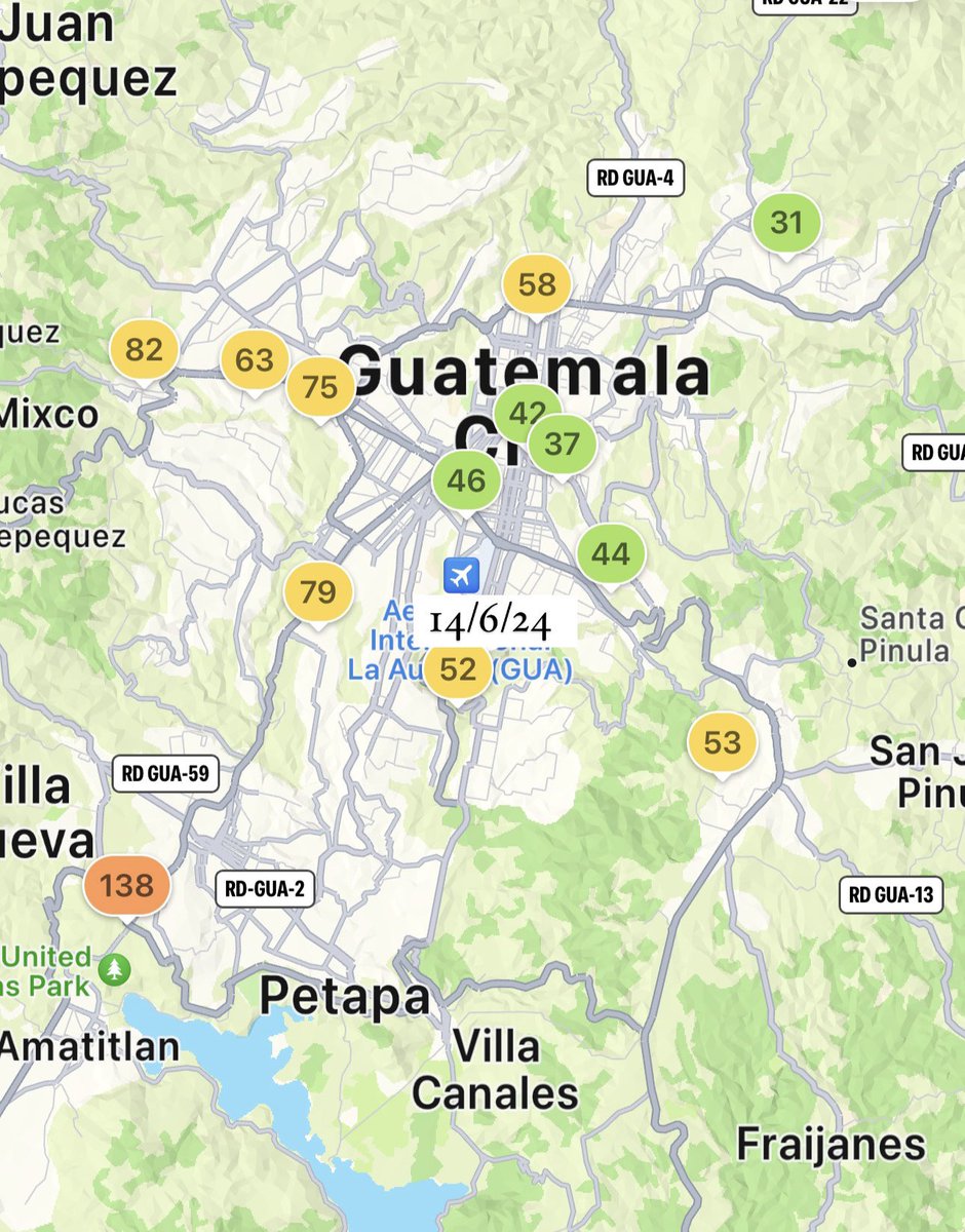 Desde que comenzaron las lluvias y terminaron los incendios, ha mejorado la calidad del aire.
