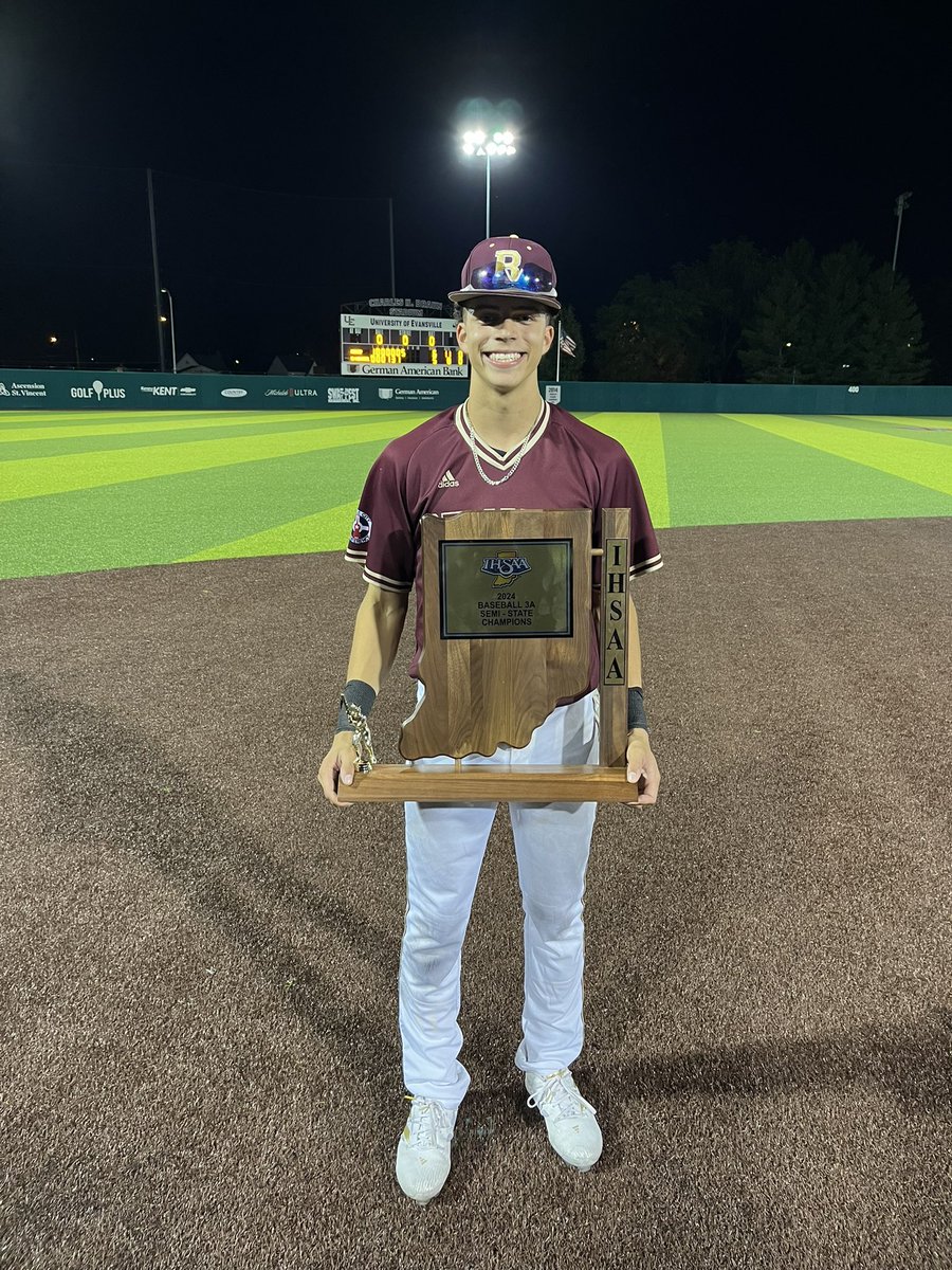 Congratulations to <a href="/NpSobek/">Nick Sobek</a> and <a href="/BrebeufBaseball/">Brebeuf Baseball</a> on winning the 3A South Semi-State Championship last weekend! 

Good luck tonight in the 3A State Championship game at Victory Field! 

#SkoStars #MadeItToTheVic