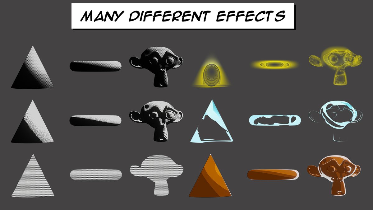 IggyBlends's tweet photo. The Toon Shader Collection is finally complete! Check it out on Gumroad!
https://t.co/KNiII4ZRPo https://t.co/Dc1B5lNxGj