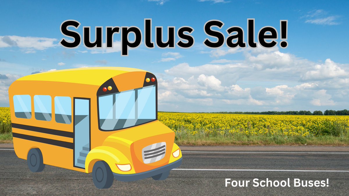 FLSD has 4 school buses that are offered for sale. Learn more here: firelandsschools.org/protected/Arti…
<a href="/FLSDtransprt/">Firelandstransport</a> <a href="/FLSDSuper/">Mike Von Gunten</a> 
#FirelandsFalcons