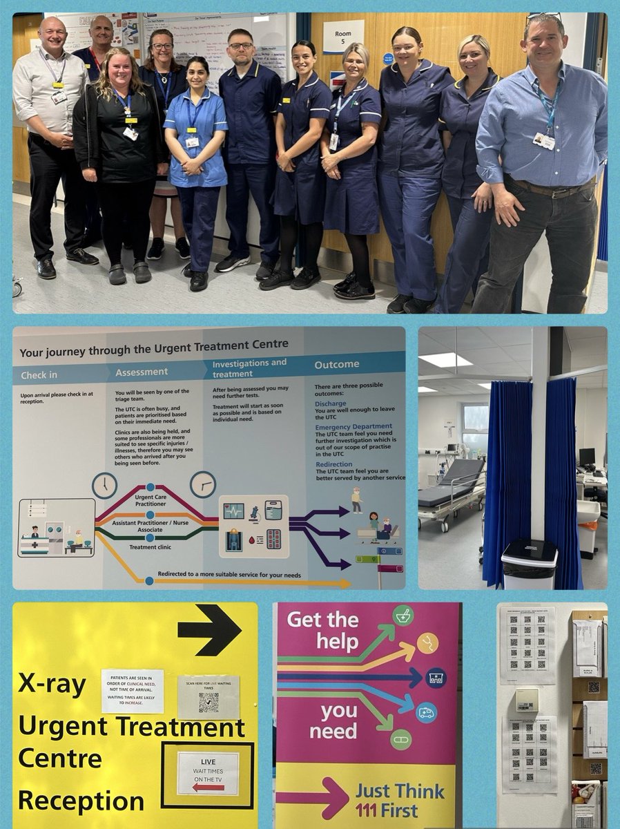 Improvement ‘Go See’ to the Urgent Treatment Centre (UTC) Plymouth today. A multidisciplinary team providing essential services to their patients and the wider community, with great skill, care and fantastic team work 👏 all helping to support improvement across #TeamMedicine 🙌