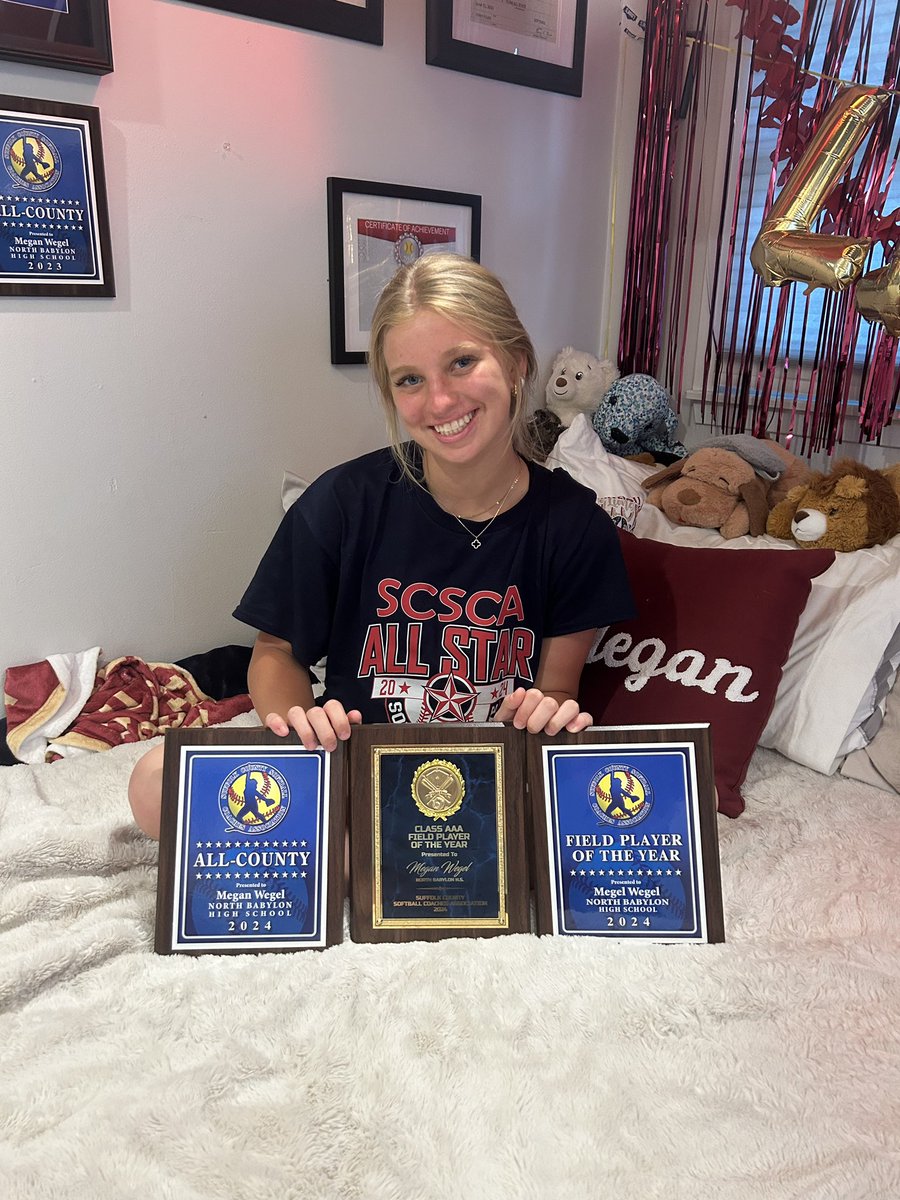 Grateful to finish out senior year named All County, League 2 MVP, and Suffolk County Player of the Year. Thank you to @sectxisuffolk coaches who chose me for this honor!