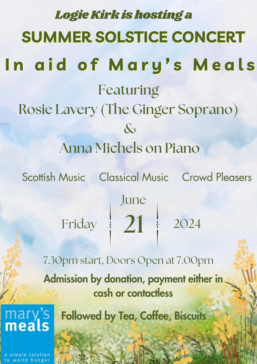 Please see details below of Logie Kirk's summer solstice concert #community #connected