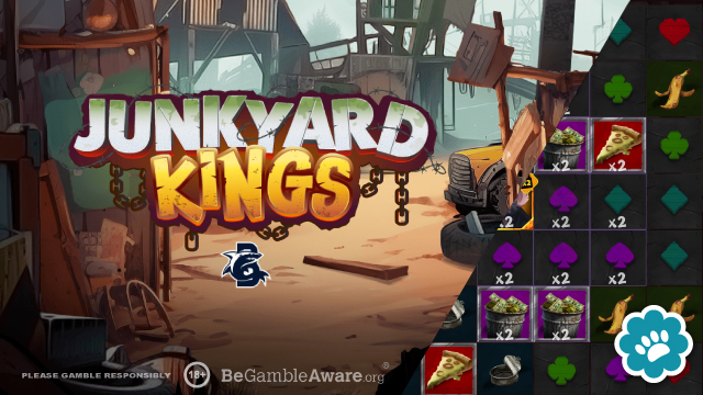 LuckysSlots's tweet image. Junkyard Kings - the New! Gritty high volatility game from Bullshark Games. It's worth spin thanks to its Cluster Pays, Multipliers &amp;amp; Free Spins. Read our full review, or free play the game at your leisure -&amp;gt; bit.ly/junkyard-kings…

#newslots #clusterpays #casino #slots