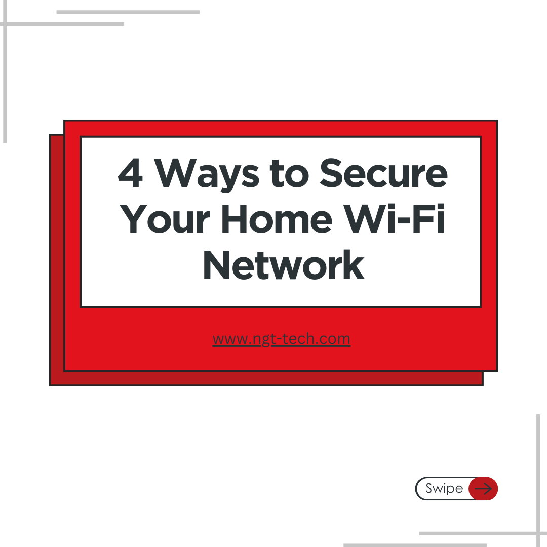 NGTTech's tweet image. 🔒 Home Wi-Fi networks are vulnerable to cyber threats. How secure is yours? Discover tips to enhance safety with simple measures. 🚀

For more info📞 +971600564888 📧 inquiry@ngt-tech.com
#NGT #Cybersecurity #NGTtechnology #AMC #NetworkSolution #ITservices #Security