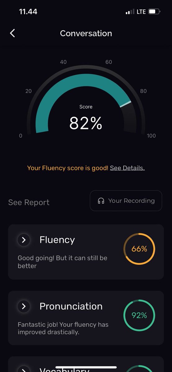 elisabetguwanto's tweet image. kalo pengen improve English speaking tapi ga punya temen latihan, coba pake app ini deh!

asli ini membantu banget, soalnya ada feedback yg detail buat vocab, pronunciation, grammar &amp;amp; fluency kita.

komen kalo mau aku spill nama app-nya 👀