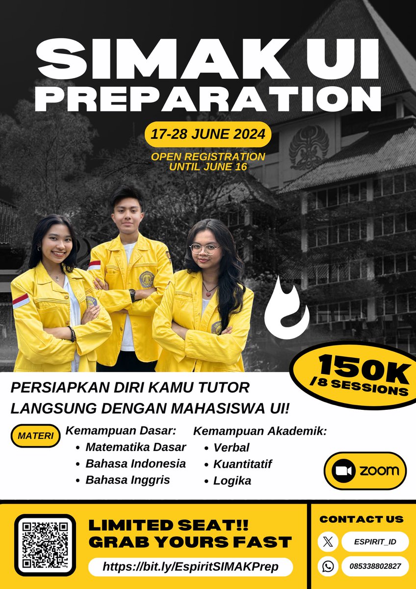 ESPIRIT🔥 | PERSIAPAN MASUK UI tweet media