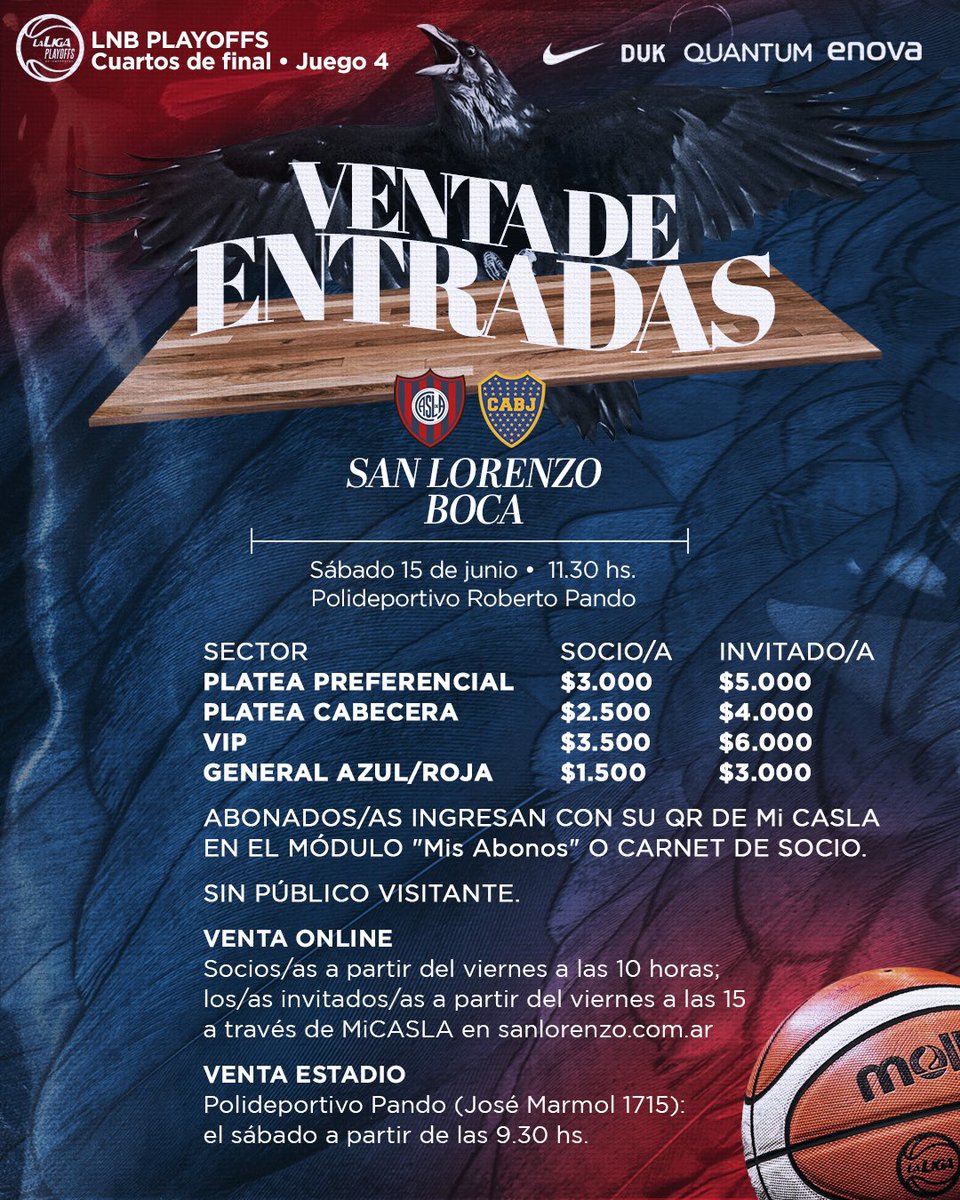 ¡A copar el Pando de nuevo!

Mañana a las 11:30 volvemos a jugarnos todo ante Boca. El aliento de ayer se hizo sentir. Te lo agradecemos. ¡Y te necesitamos otra vez!

🎟️ Sacá tu entrada ya en “Mi Casla” desde sanlorenzo.com.ar 

¡Sos el 6to jugador! ¡No podés faltar! 👊🏼