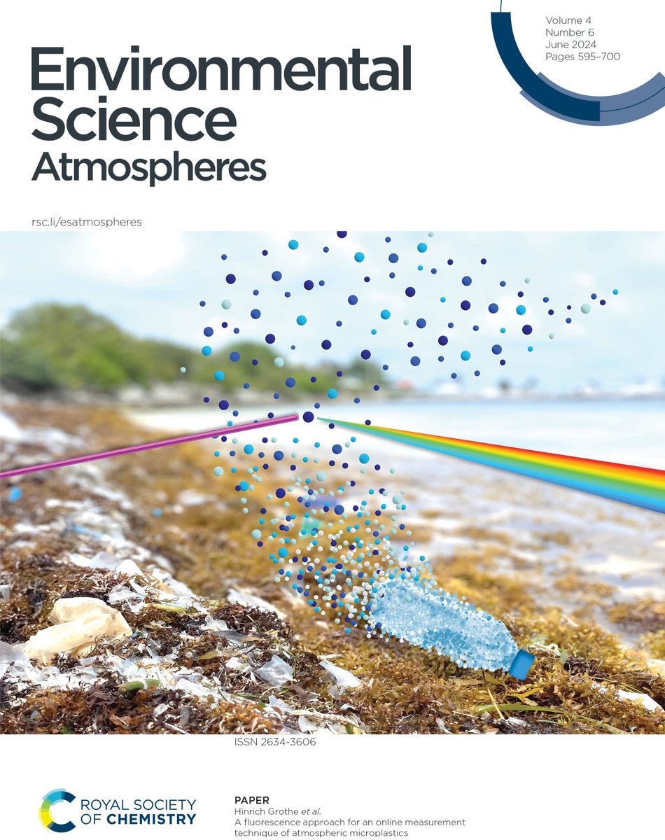 EnvSciRSC's tweet image. Explore the article behind the front cover of #ESATMOS issue 6 from Professor @HinrichGrothe and colleagues on using #fluorescence to measure atmospheric #microplastics!

Our content is free to read #OpenAccess ➡ doi.org/10.1039/D4EA00…

#Aerosols #AirQuality