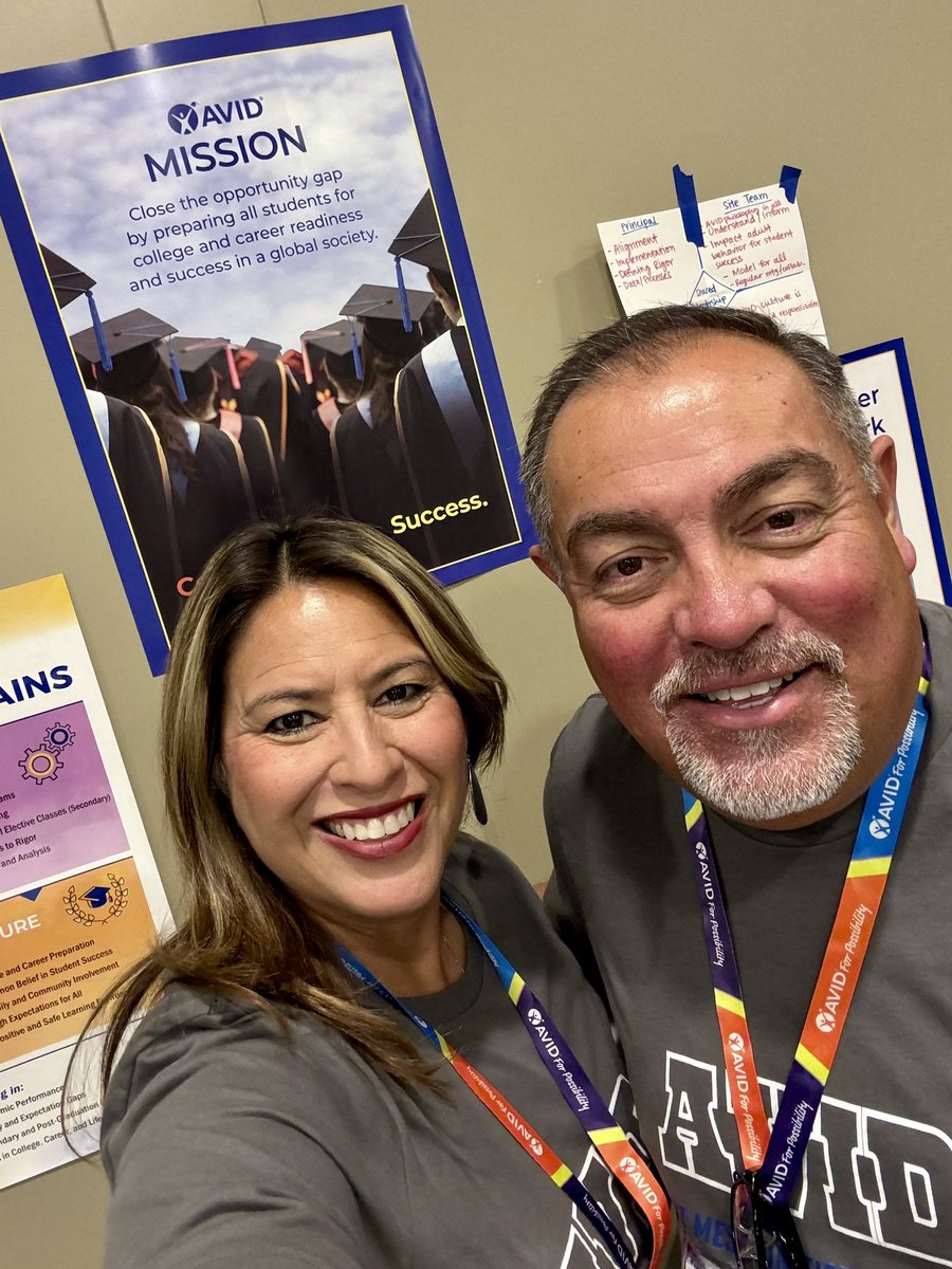 WESDolphins's tweet photo. Our amazing teachers spent 3 days learning about AVID, collaborated with amazing @nmusd colleagues, aligned our leadership work, and saw a childhood friend @AVID4College SI. Overall, a great beginning to this week.  @LorenaRubio123 @CalexicoUnified @josemontano https://t.co/O2BuTHlkcO