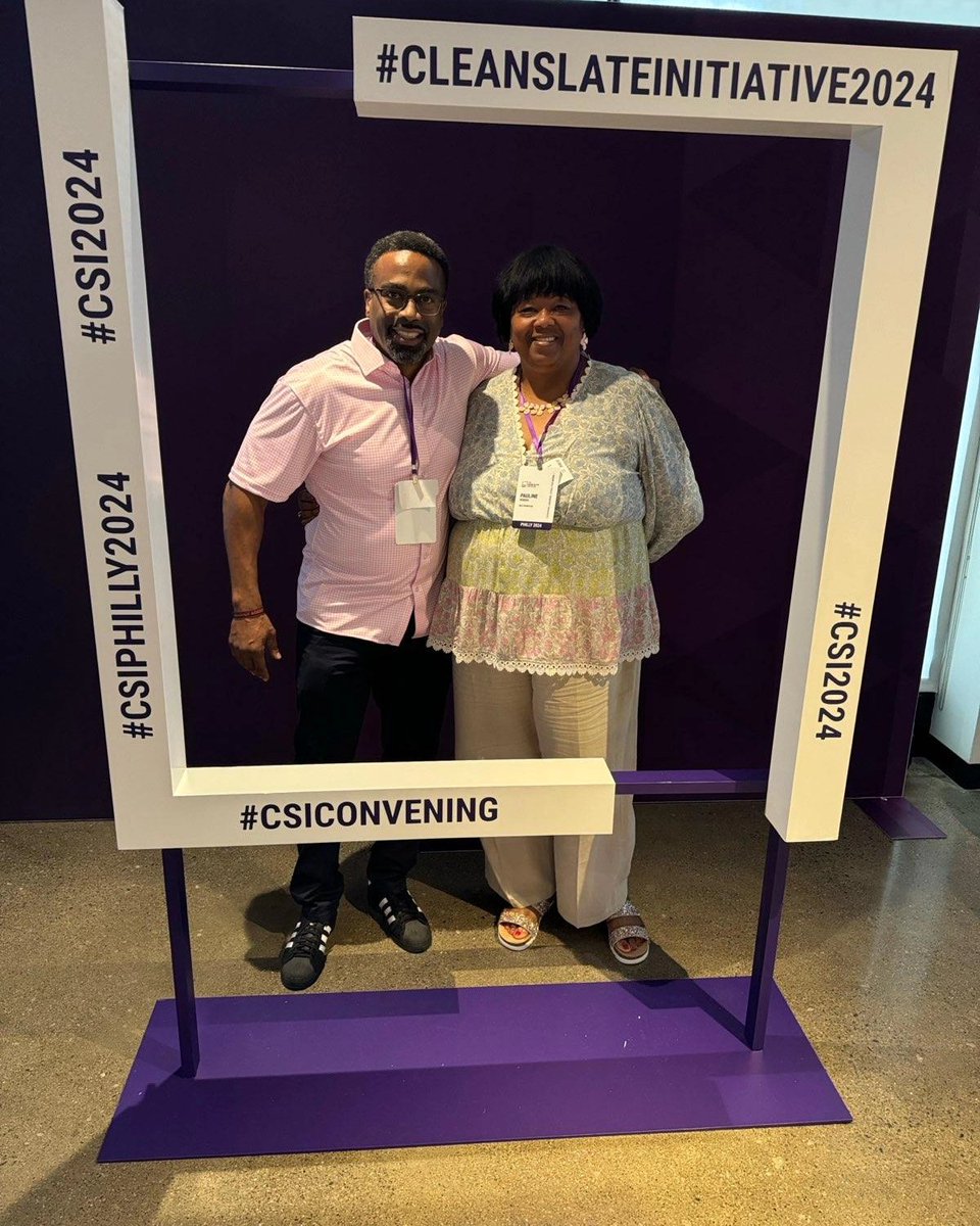 rechpauline's tweet photo. #CleanSlateInitiative2024 Convening in Philadelphia, PA organizing, strategizing, and networking to get clean Slate passed in all states. We are not defined by our records. #CSIPHILLY2024 #CSIConvening #CSIPhilly #helpinthehouse #Solutionist #iamanigredient #JusticeGeneral https://t.co/Seh0rV7TDG