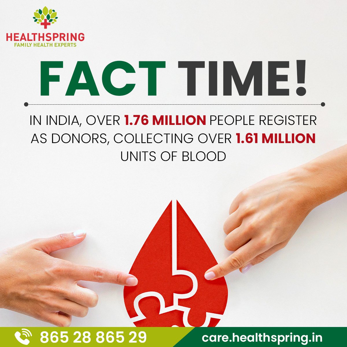 Healthspring_'s tweet image. Your decision to donate blood is a powerful gesture of support that impacts communities nationwide. 

Let's continue to inspire more individuals to join this life-saving cause and ensure a steady blood supply for those in need.

#HealthSpringDoctors #FactTime #BloodDonation