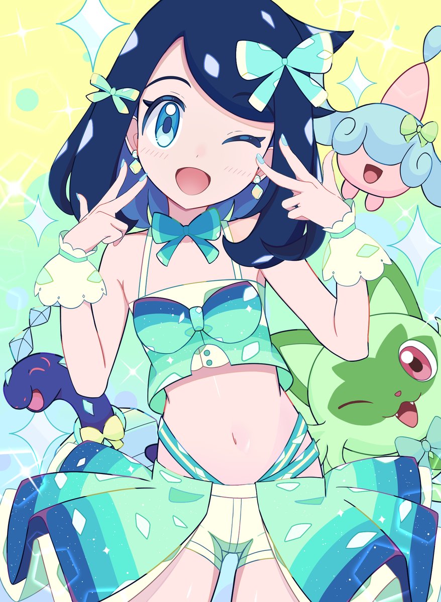 コンテストに出てほしいな・・・！
#アニポケ　#anipoke　#リコ