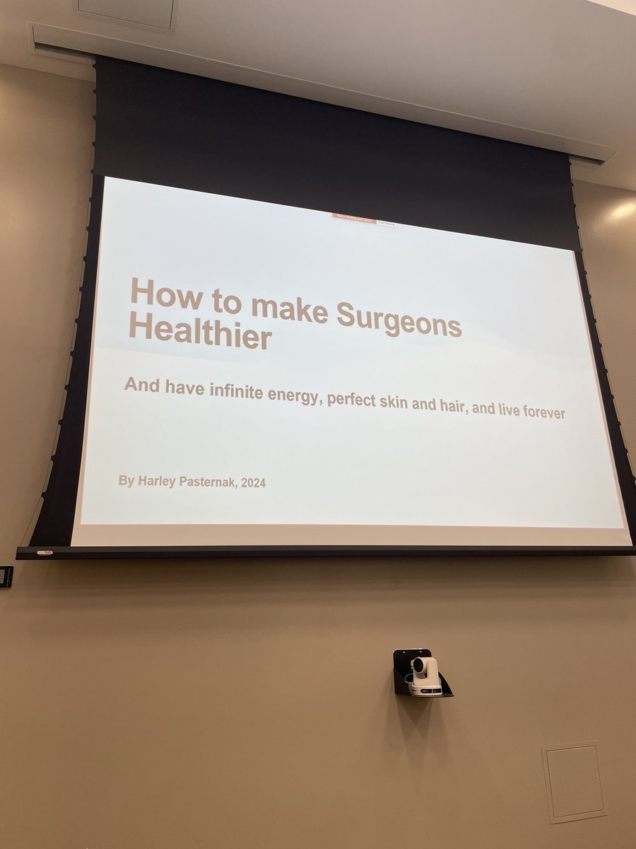 TL_Forbes's tweet photo. Outstanding @UHN_Surgery Crossgrove Lecture by @harleypasternak . We have to look after ourselves as we look after others @UHN #wellness #UHNited https://t.co/tMIP5BJY7A