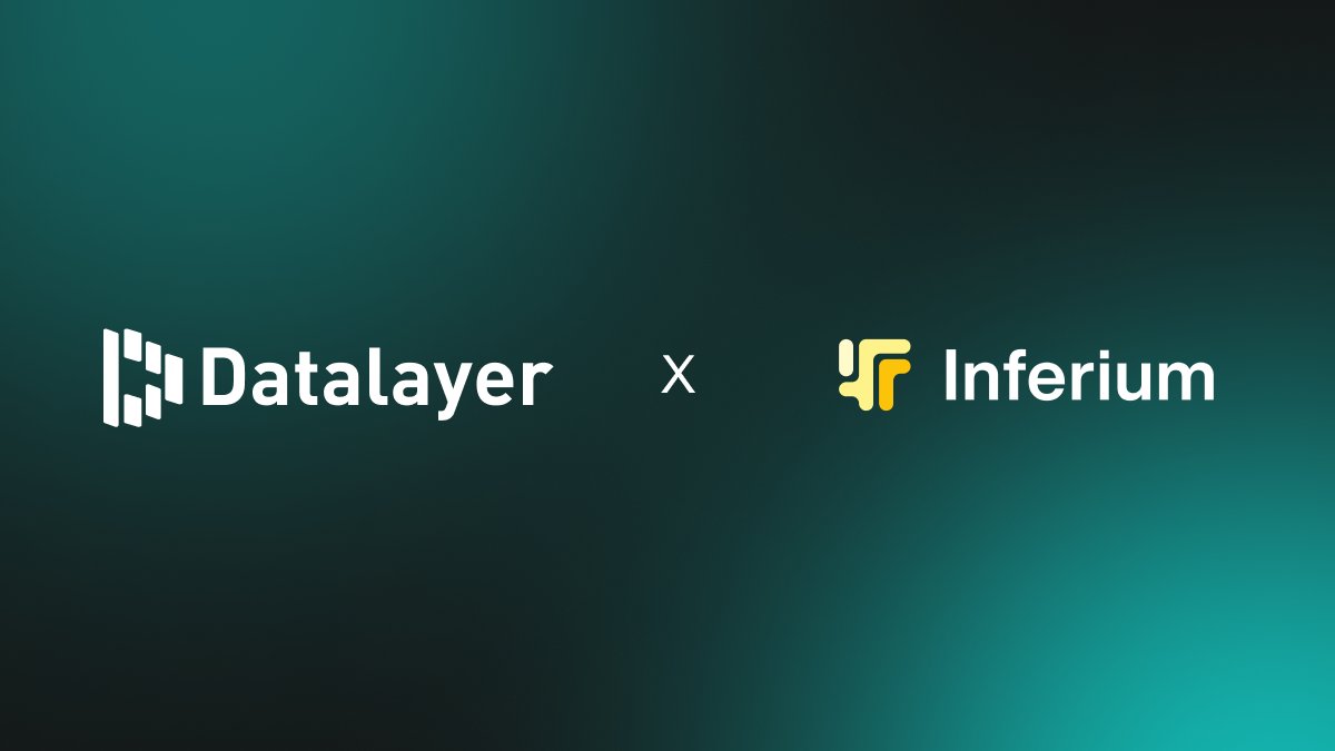 🚀 Exciting News! We're thrilled to announce our strategic partnership with <a href="/InferiumAI/">Inferium</a> , a leader in ML-driven inference engine!

This collaboration enables Datalayer's robust infrastructure to empower #Inferium, granting access to a wealth of consumer data from the Casho dapp